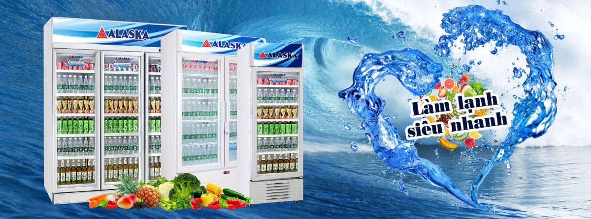 Thương hiệu tủ mát Alaska được nhiều người dùng lựa chọn