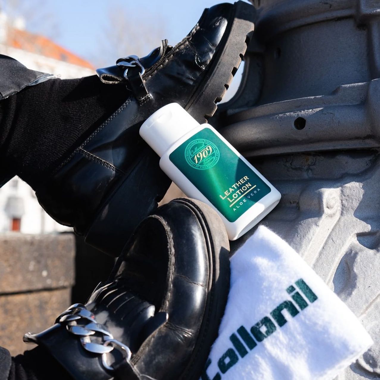 Collonil Leather Lotion - Chai vệ sinh dưỡng đồ da, túi xách Collonil, 100ml, Đức