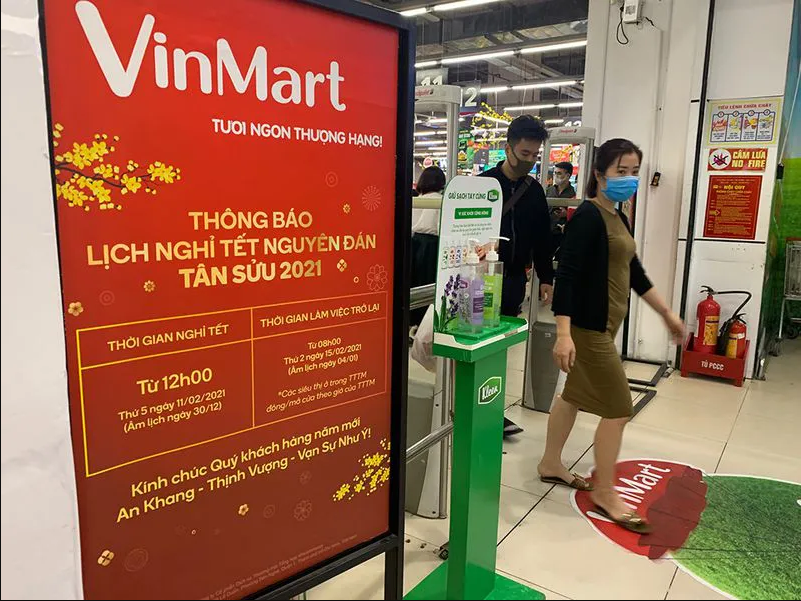 Siêu thị Hà Nội tăng cường dịch vụ 'đi chợ hộ' trong dịch Covid-19