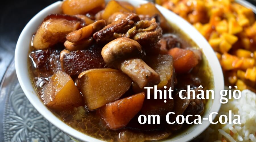 Hướng dẫn làm món Thịt chân giò om Coca