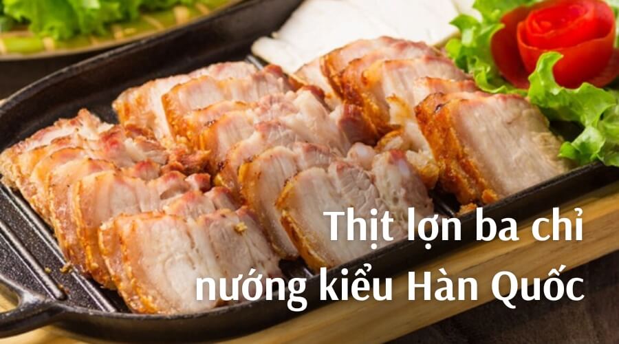 Hướng dẫn làm món Thịt lợn nướng kiểu Hàn
