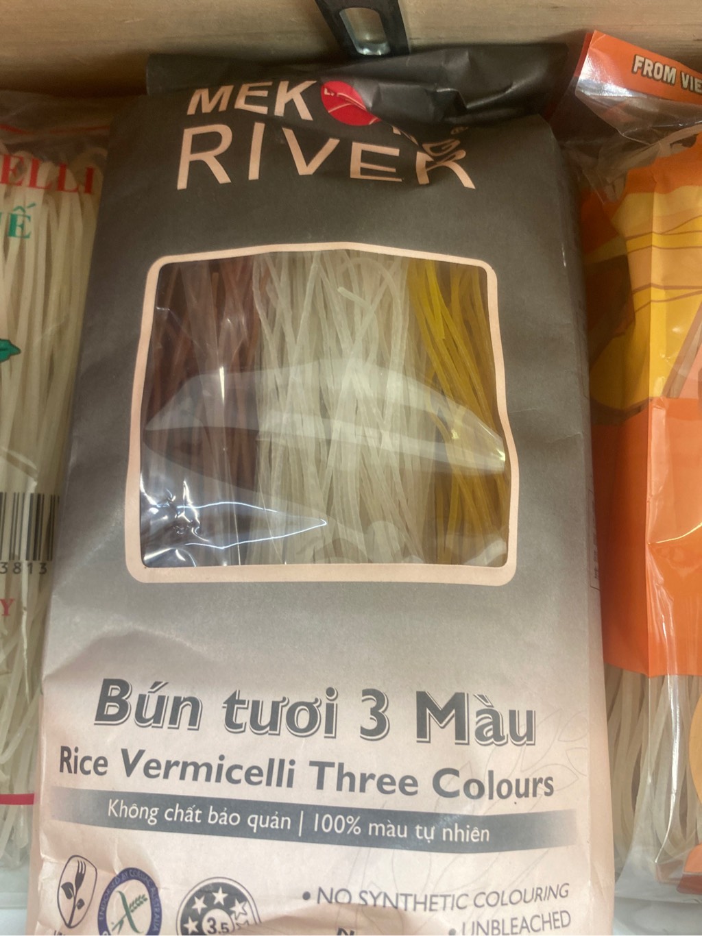 Bún tươi 3 màu