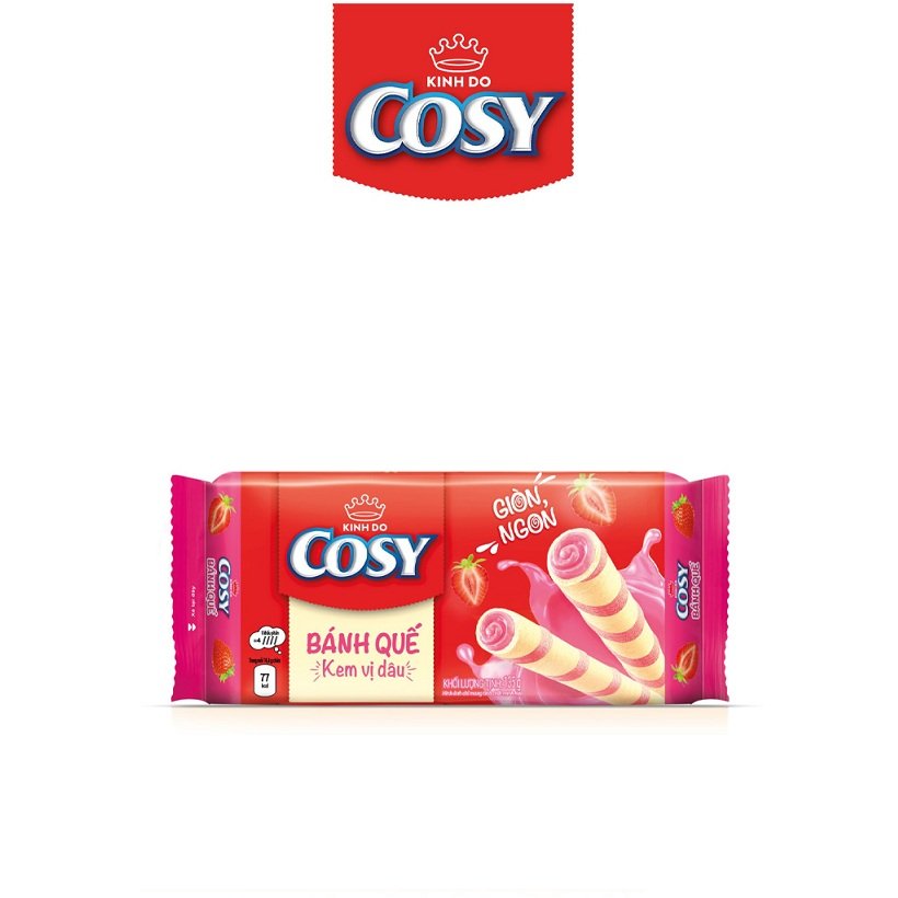Bánh quế cosy vị dâu