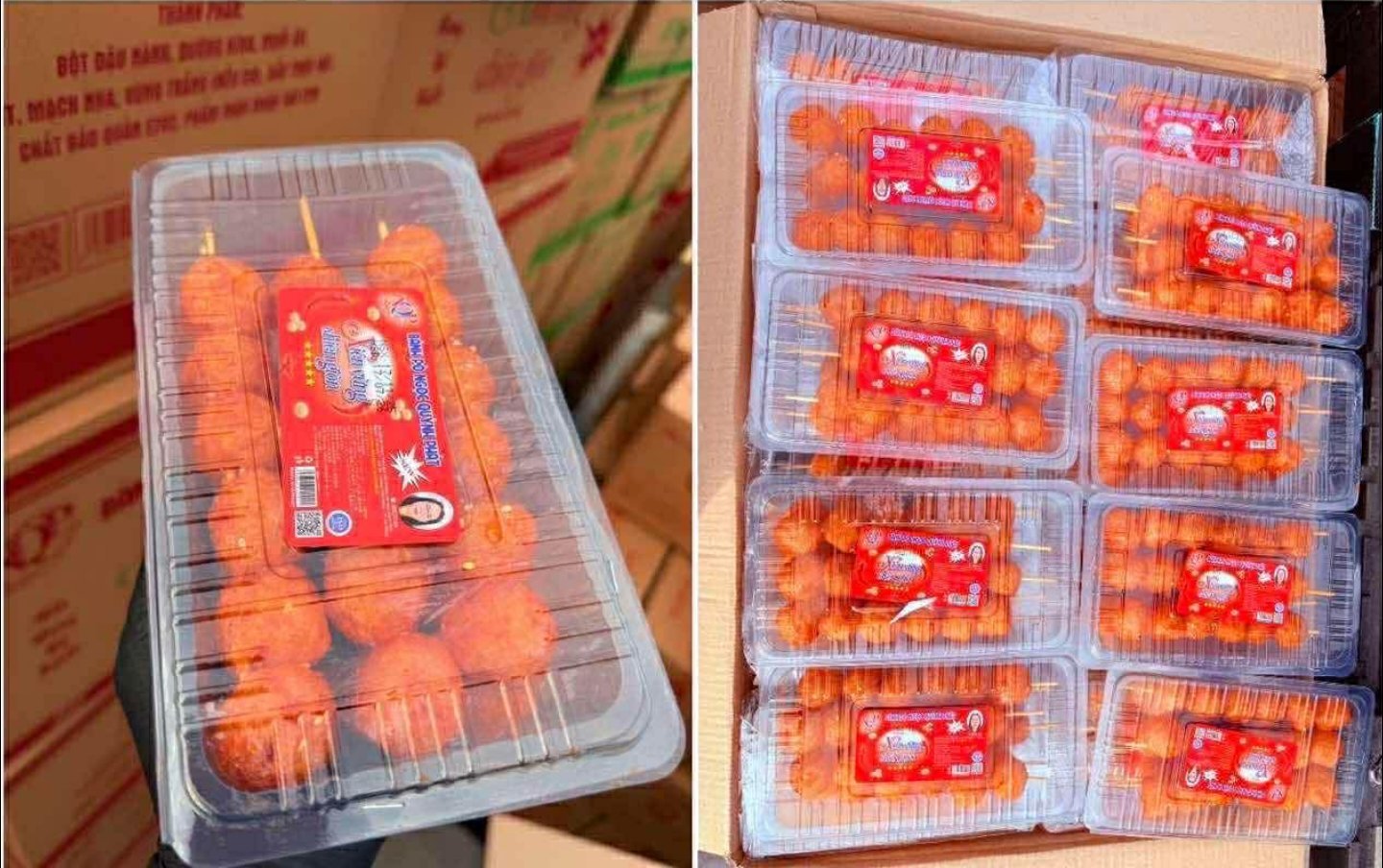 bánh bò xiên hộp