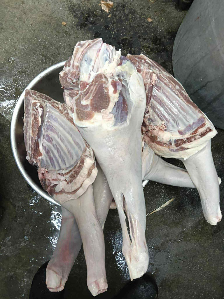 Đùi dê nguyên chiếc ヤギのもも肉