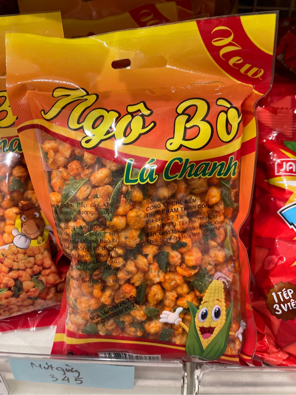 ngô bò lá chanh