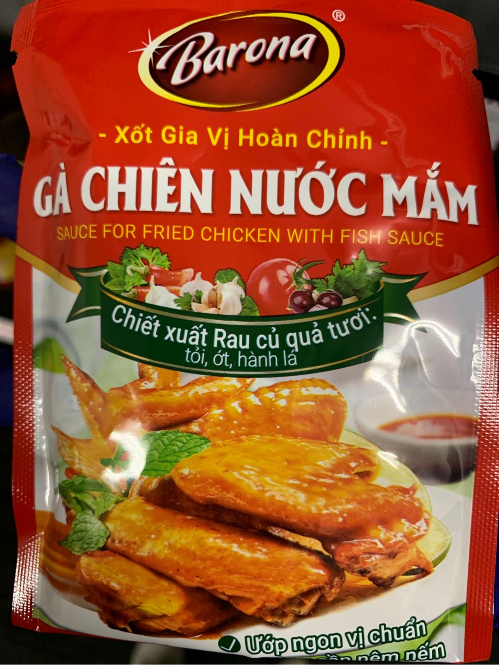 Gà chiên mắm barona