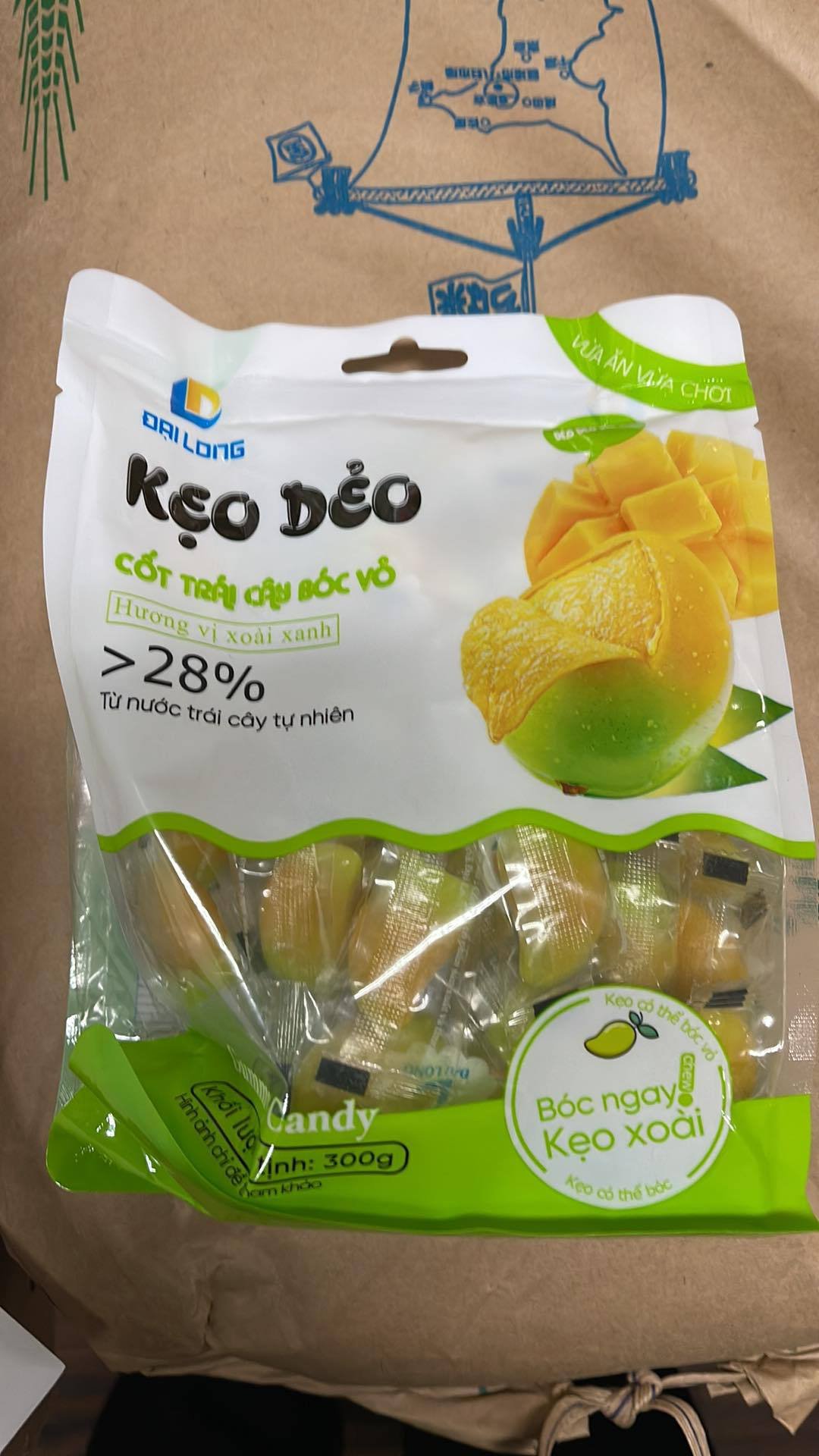 Kẹo dẻo bóc vỏ