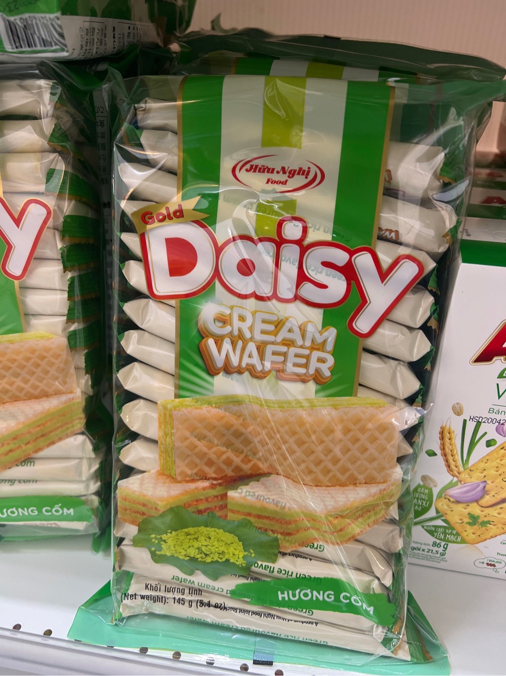 Bánh daisy cốm