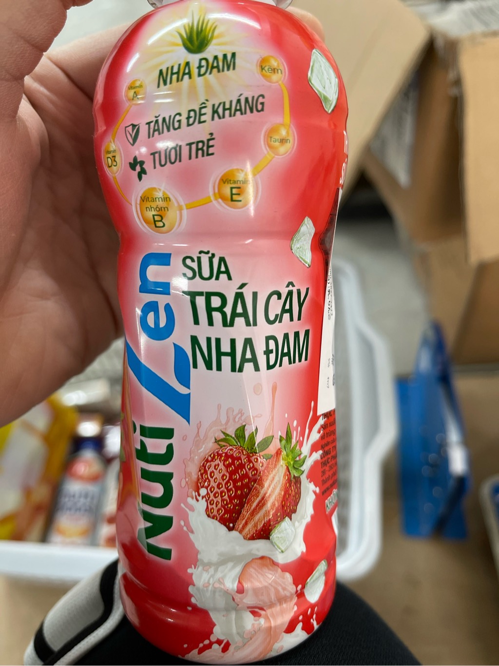 nuti zen sữa dâu