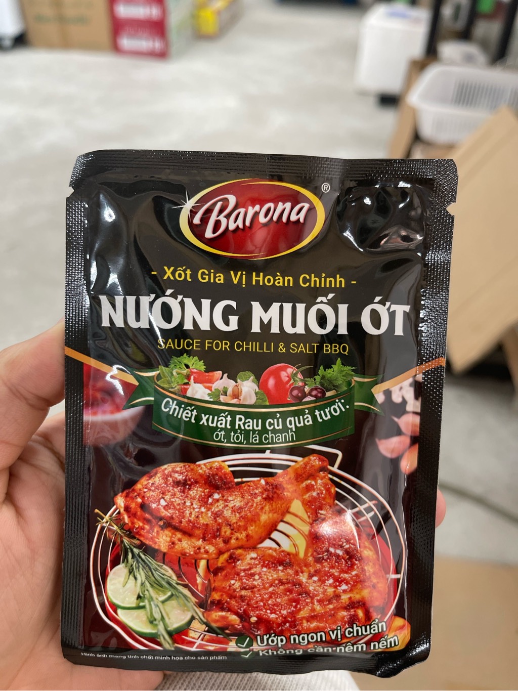 Nướng muối ớt barona