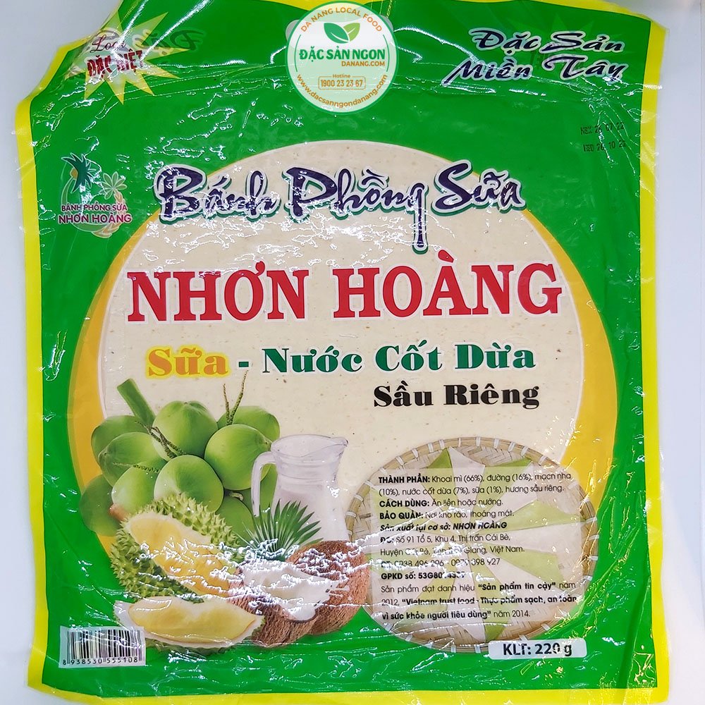 Bánh phồng sữa Nhơn Hoàng