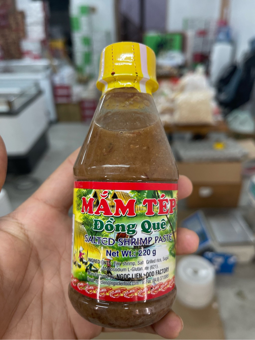 mắm tép đồng quê
