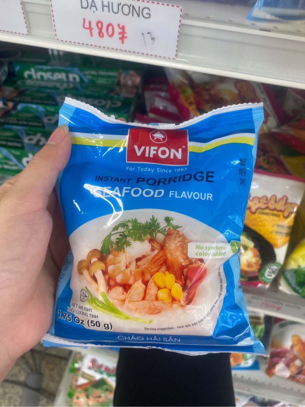 Cháo hải sản Vifon
