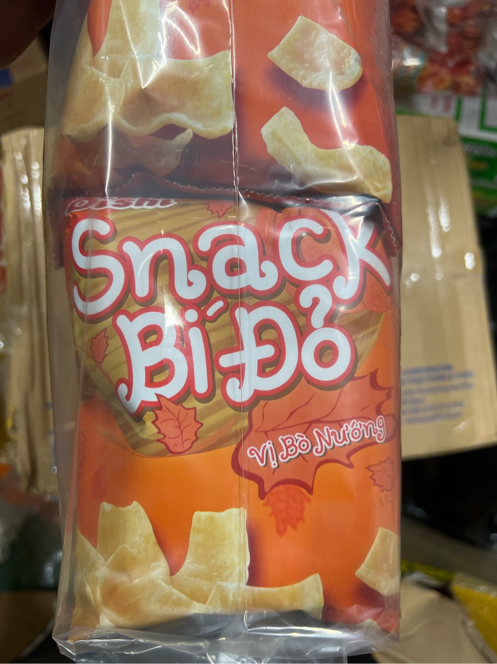 Bim oishi snack bí đỏ