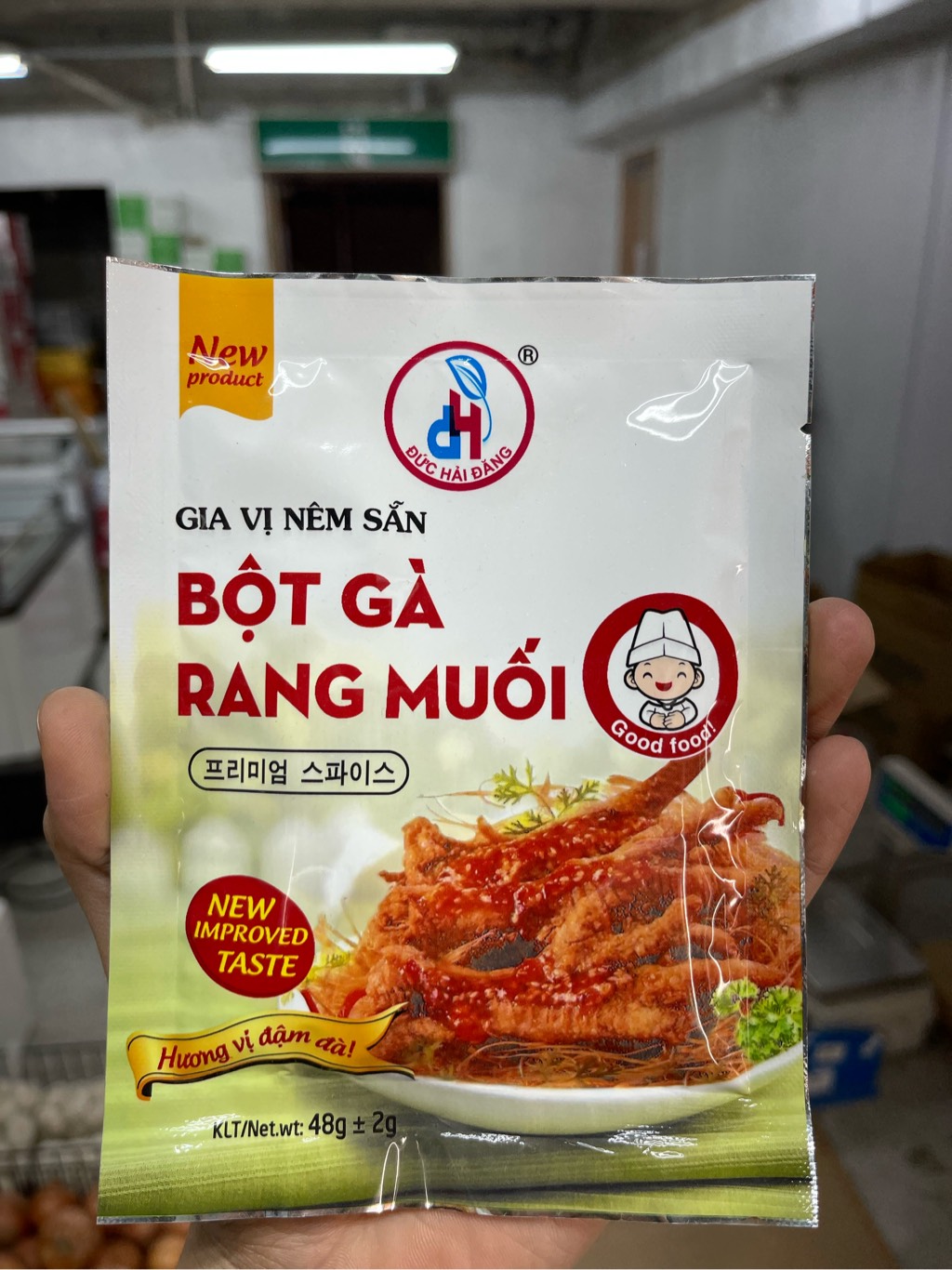 Bột gà rang muối