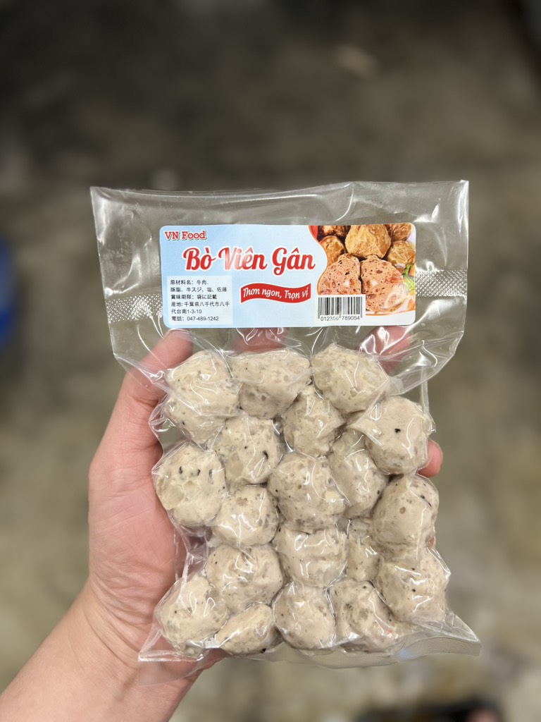 Bò viên gân VN food