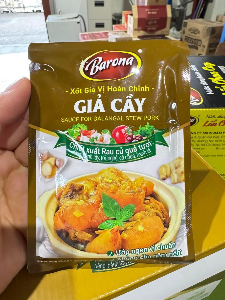 Gia vị giả cầy barona