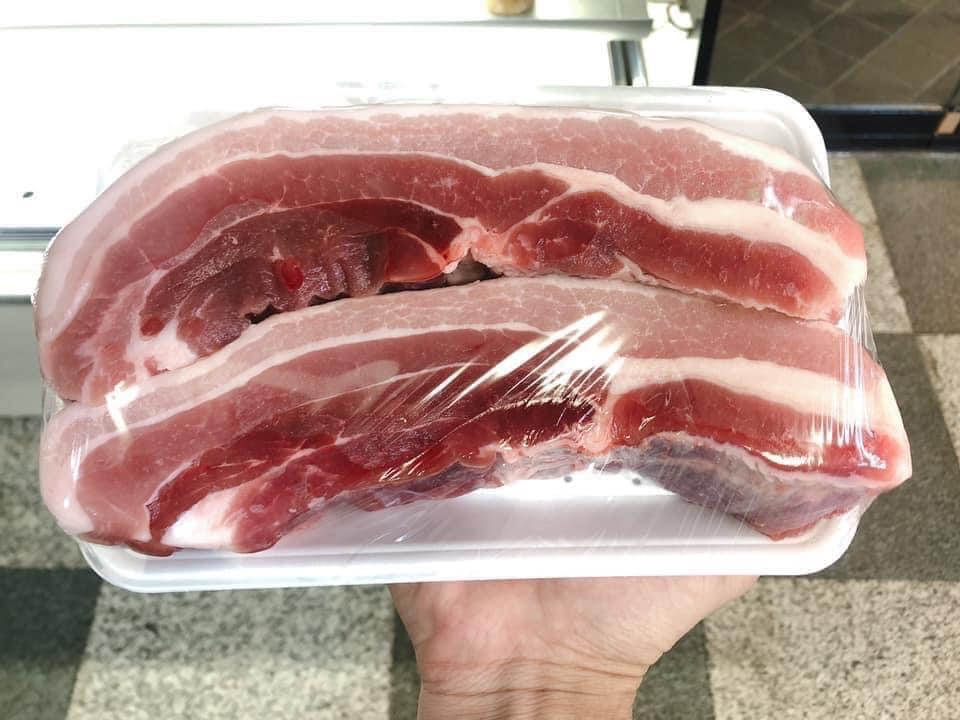 Ba chỉ KHÔNG da( 皮無し豚バラ)