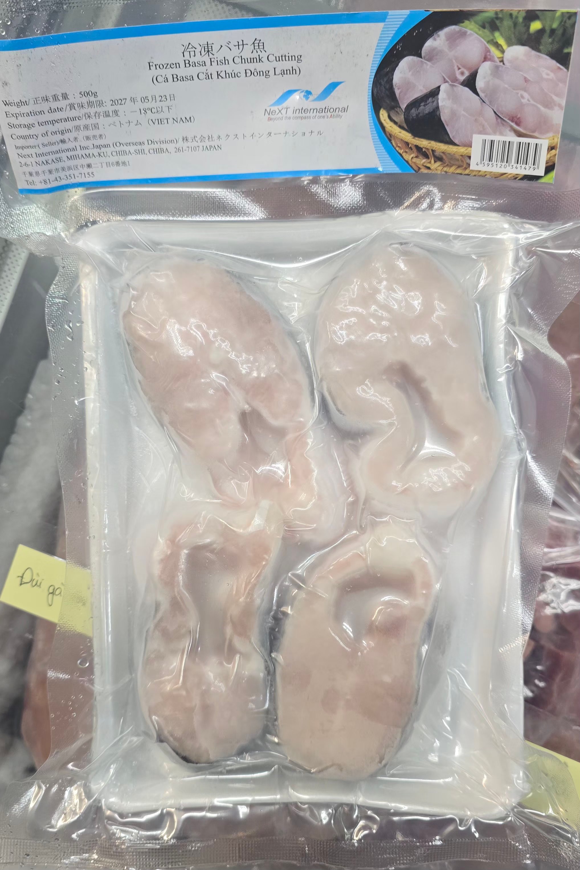 Cá Basa Cắt Khúc Next (500gr)