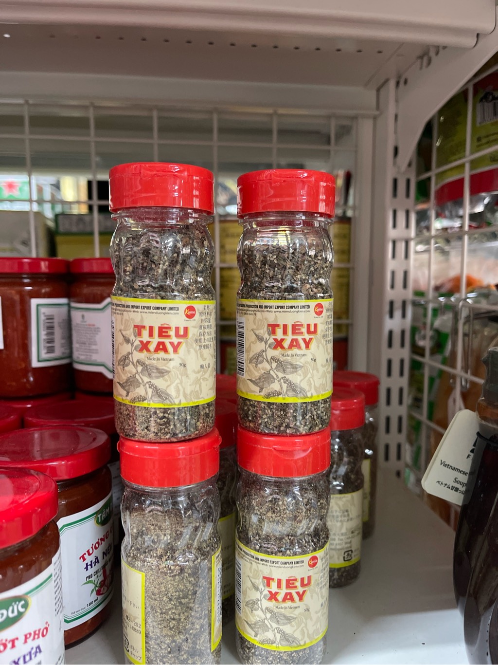 Tiêu đen xay nắp xanh