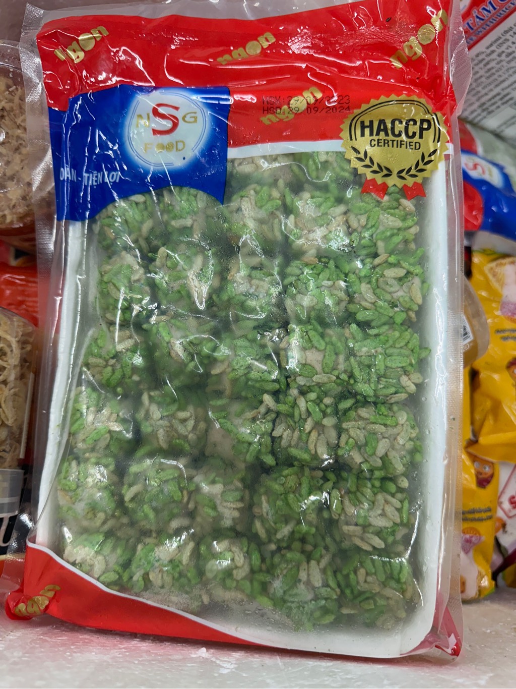 Viên hải sản cốm ongon