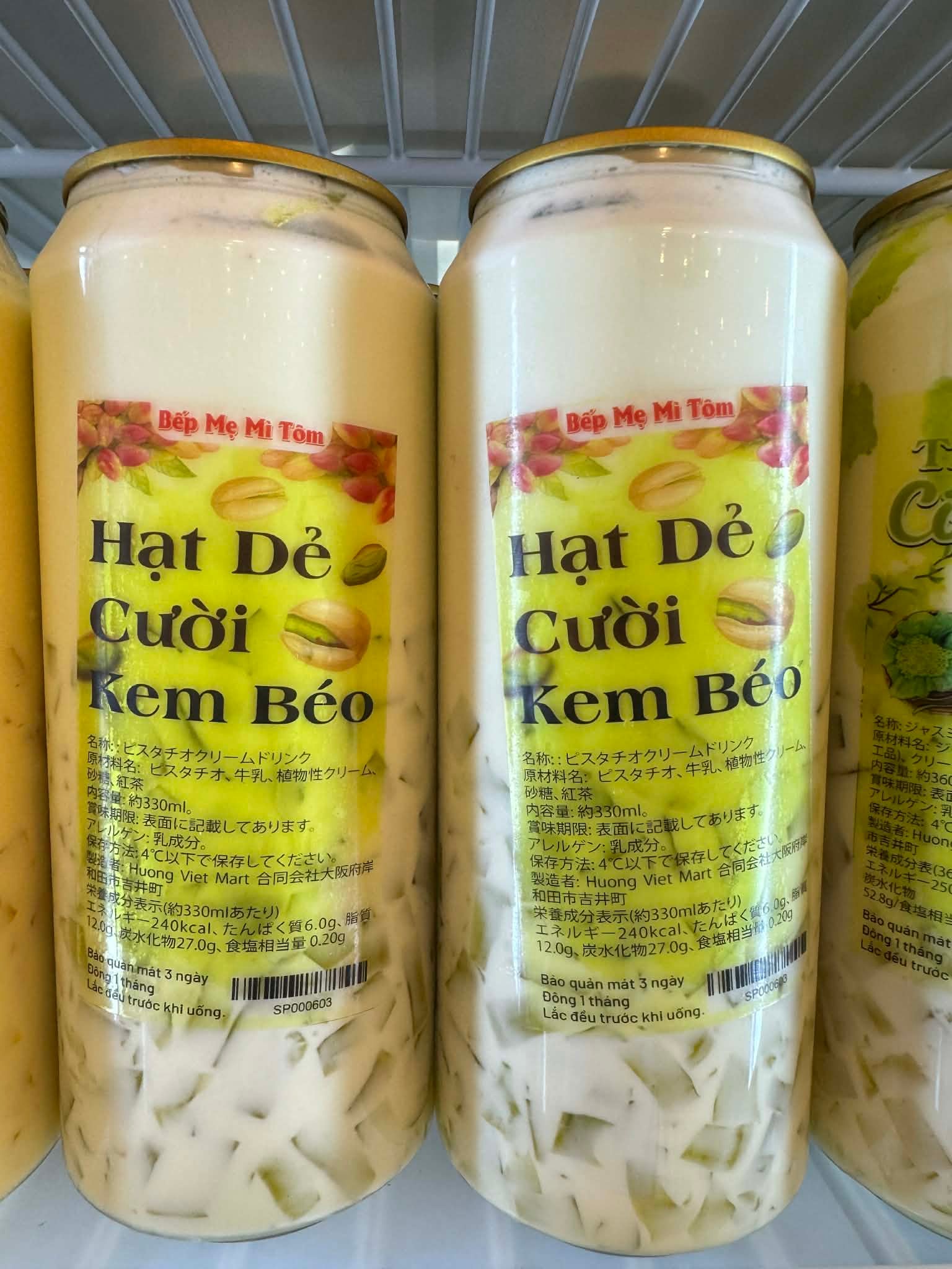 Trà sữa hạt dẻ cười kem béo