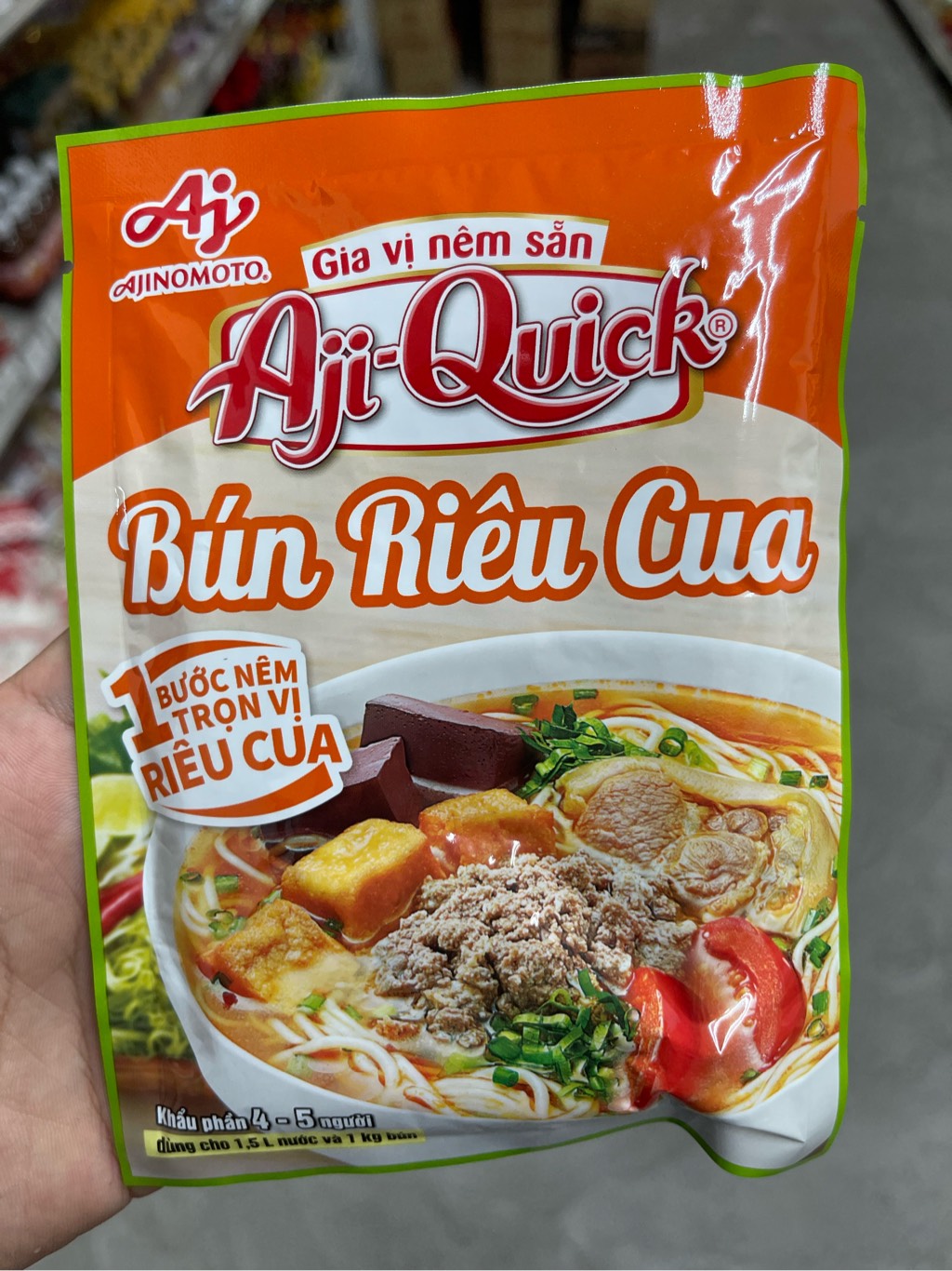 Gia vị Bún Riêu Cua Aji Quick