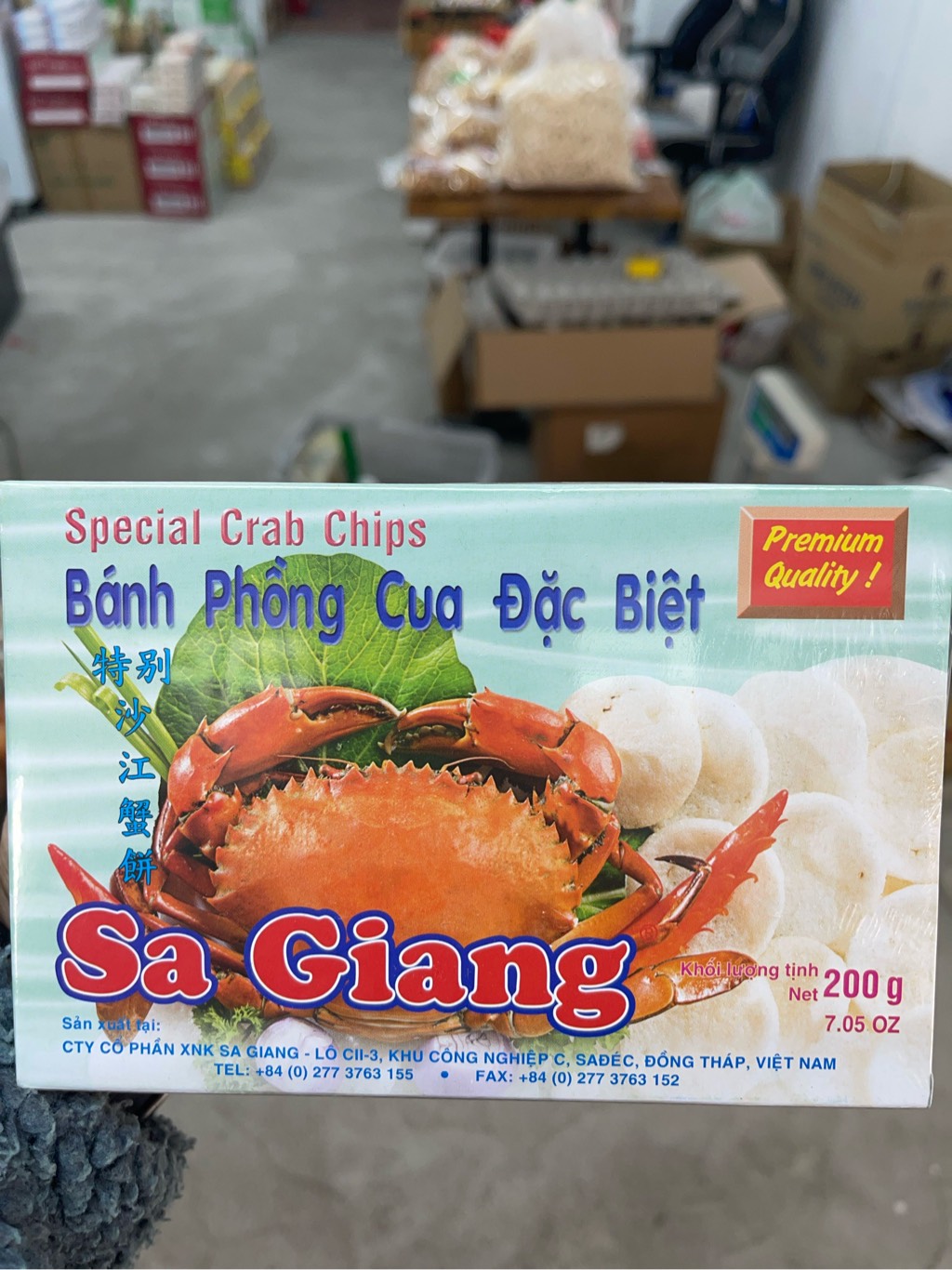 Phồng cua Sa Giang