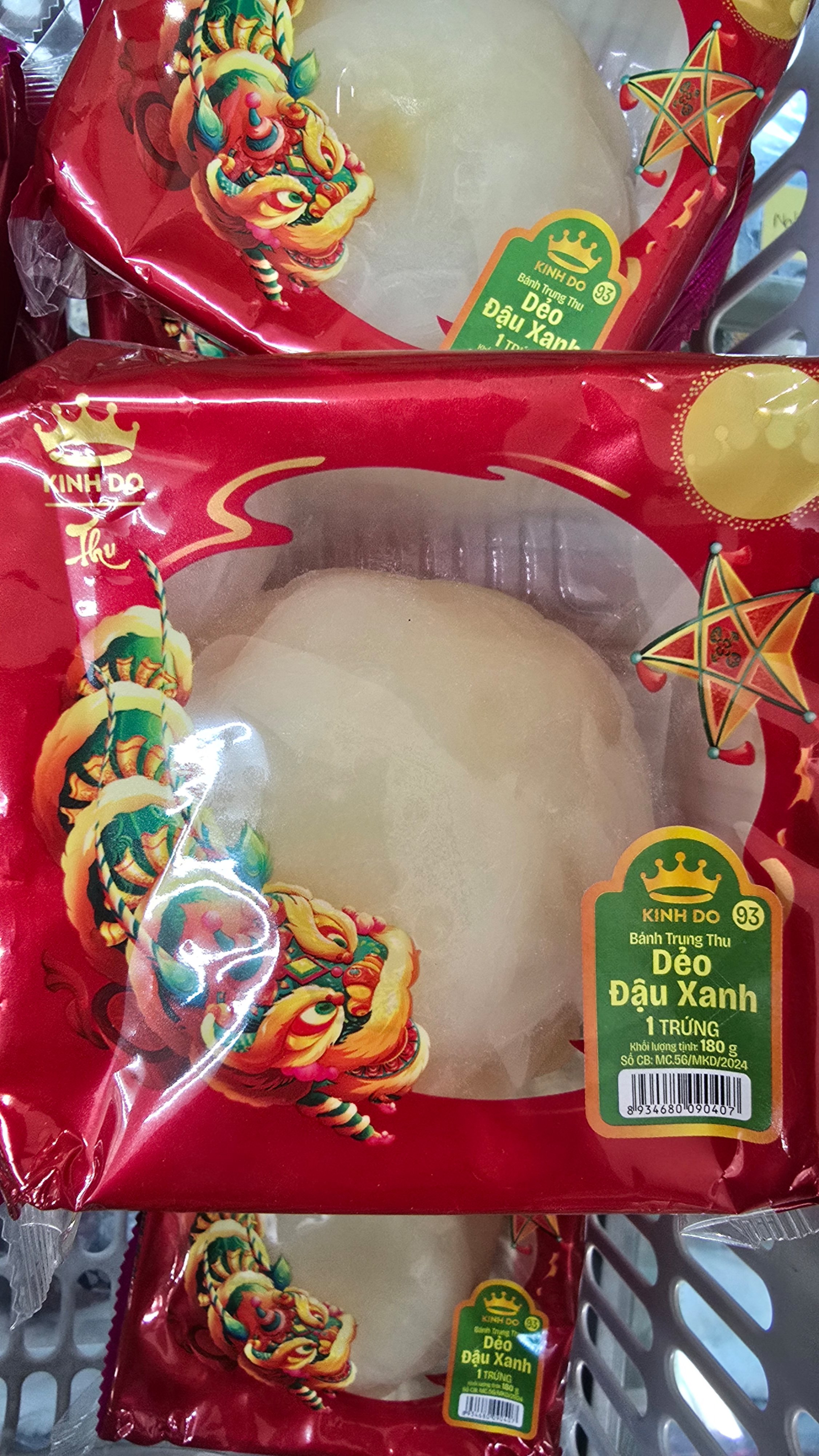 Bánh trung thu dẻo đậu xanh