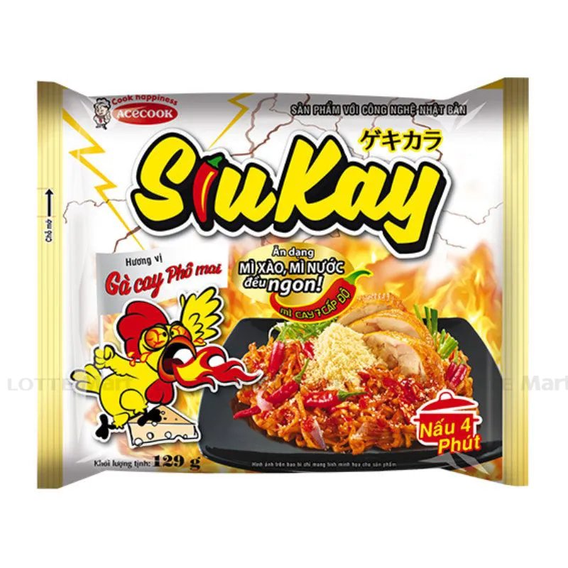 Mì Siu Cay - Gà Cay Phô Mai