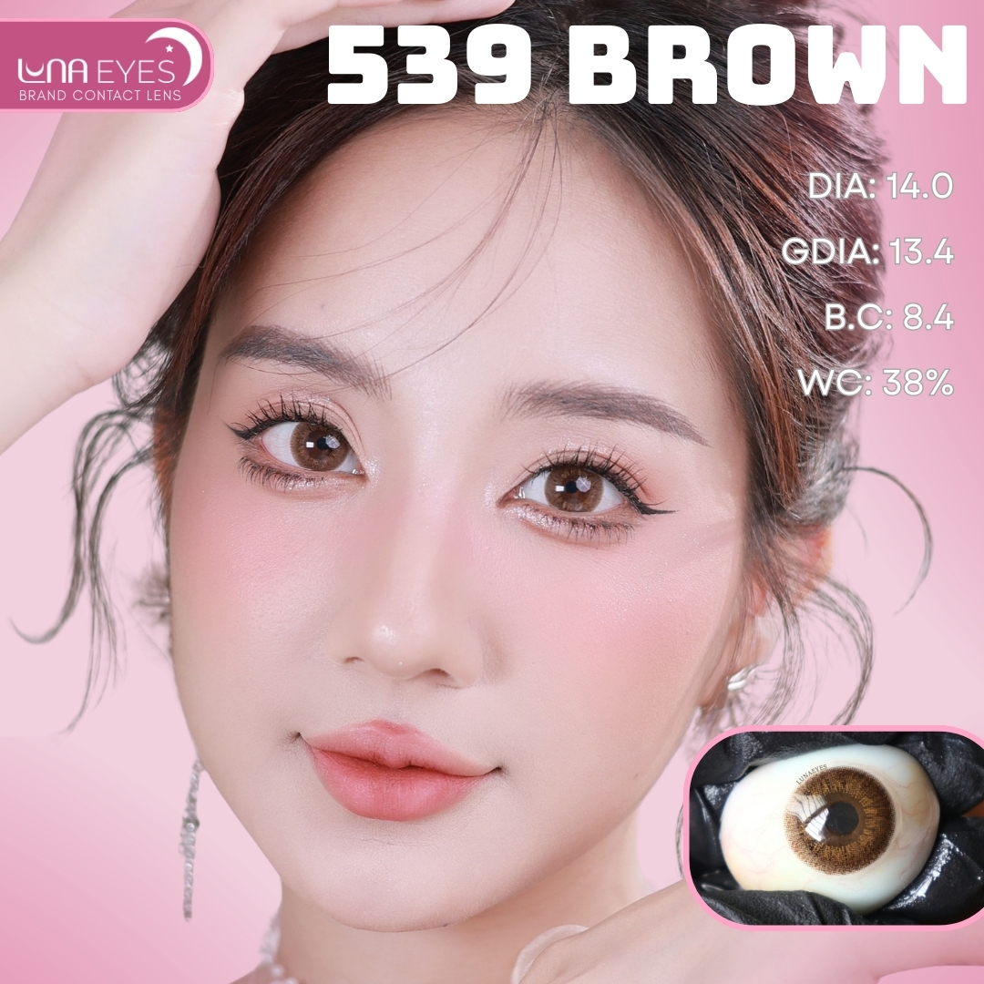 (XẢ) 539 BROWN - size nhỏ