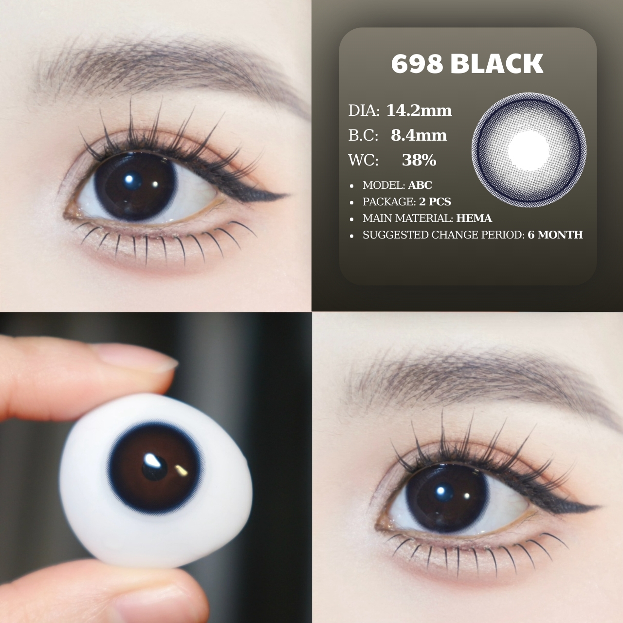 PP 698 BLACK 08/28