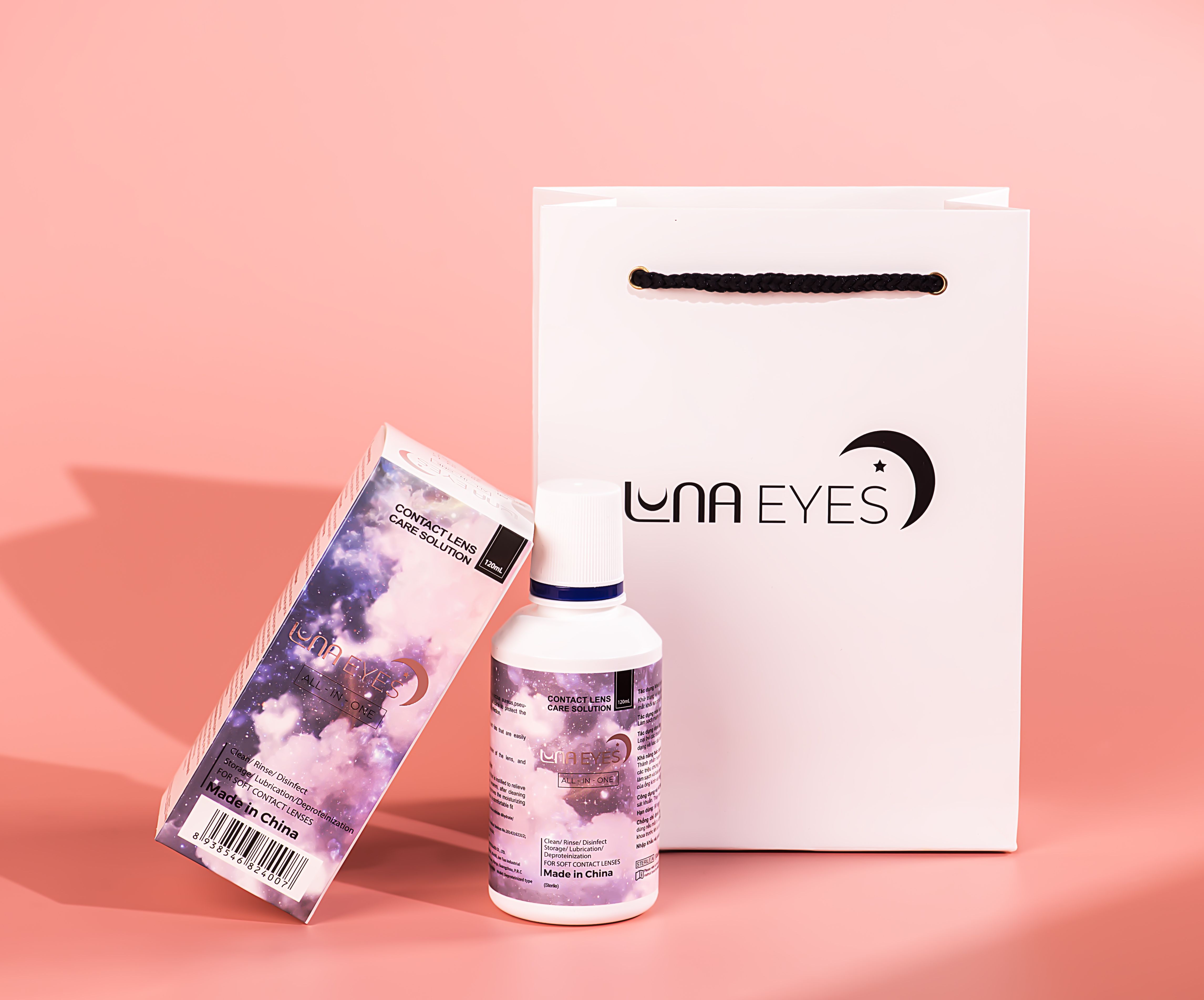 Nước ngâm lens LUNA EYES 120ml