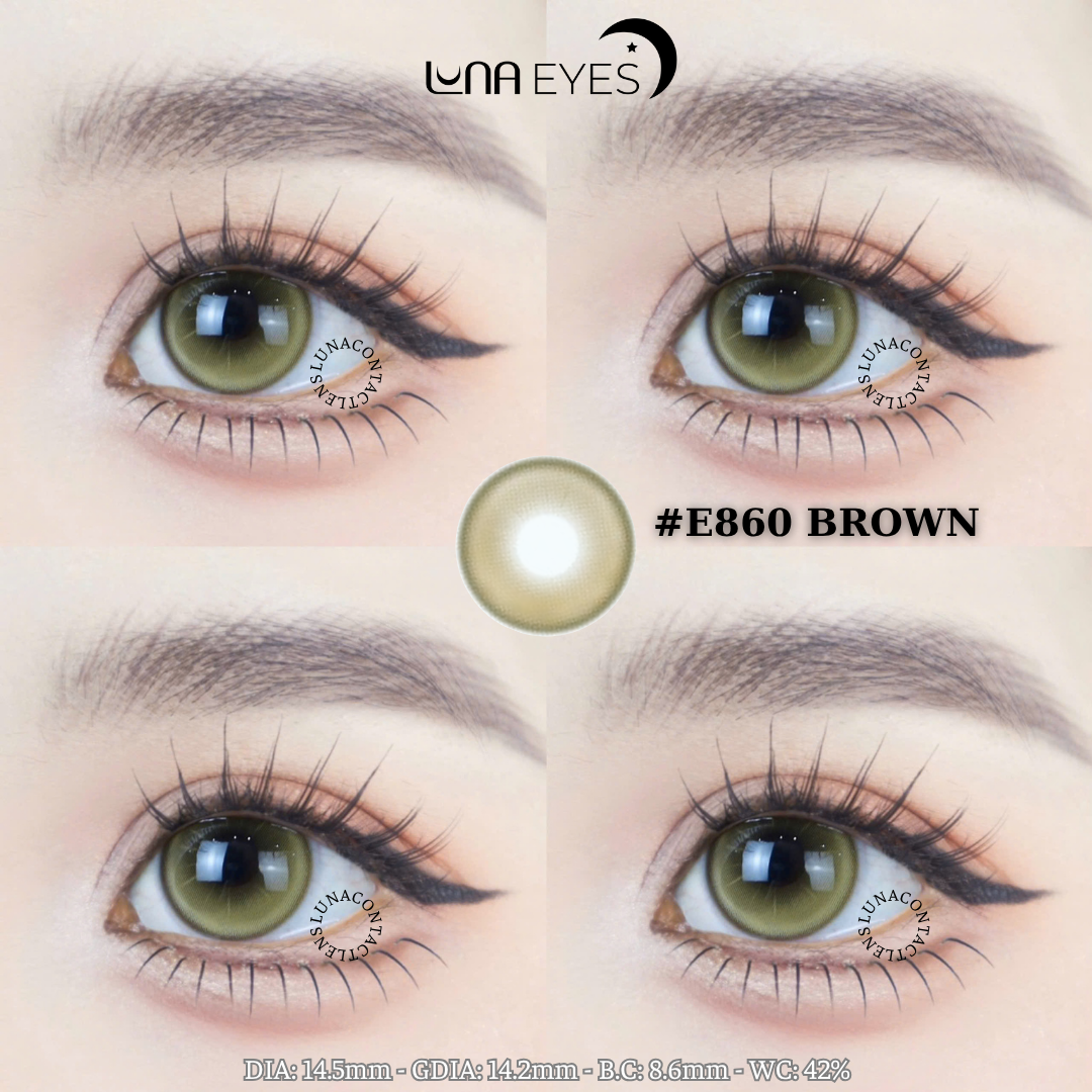 E860 BROWN - size to
