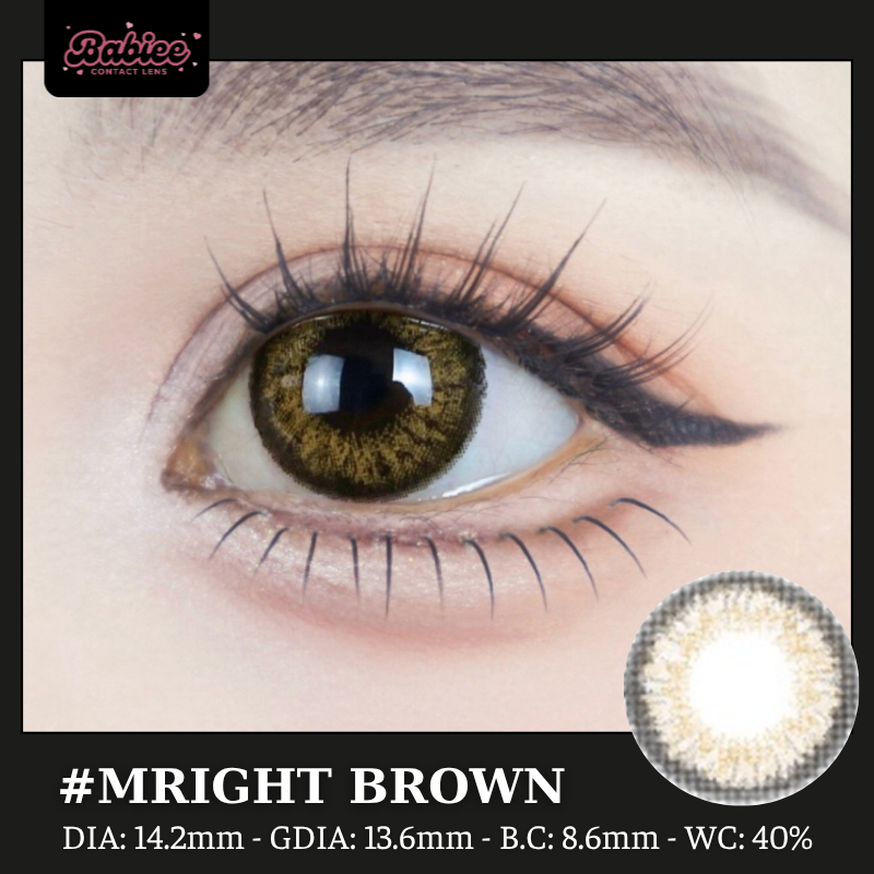 (XẢ/BABIEE) MRIGHT BROWN - size vừa