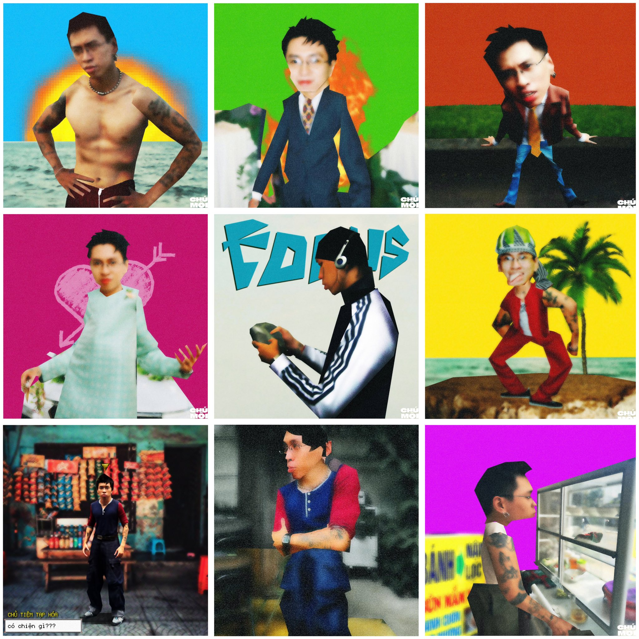 Chú Môi x TheGIS: Khi nghệ thuật Collage gặp tinh thần Brazilian Jiu-Jitsu