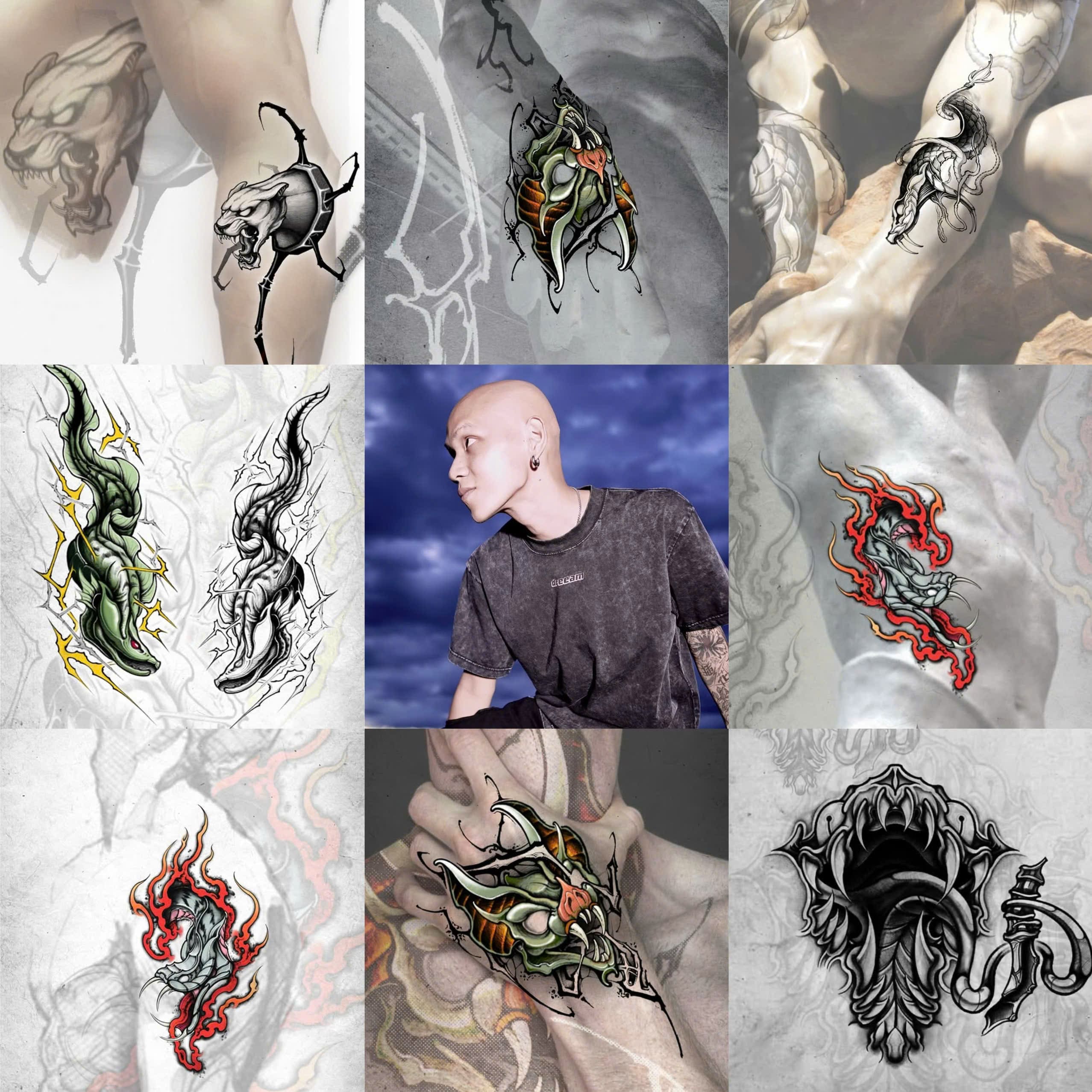 Tahmi x TheGIS: Khi nghệ thuật tattoo chuyển động trên trang phục thể thao