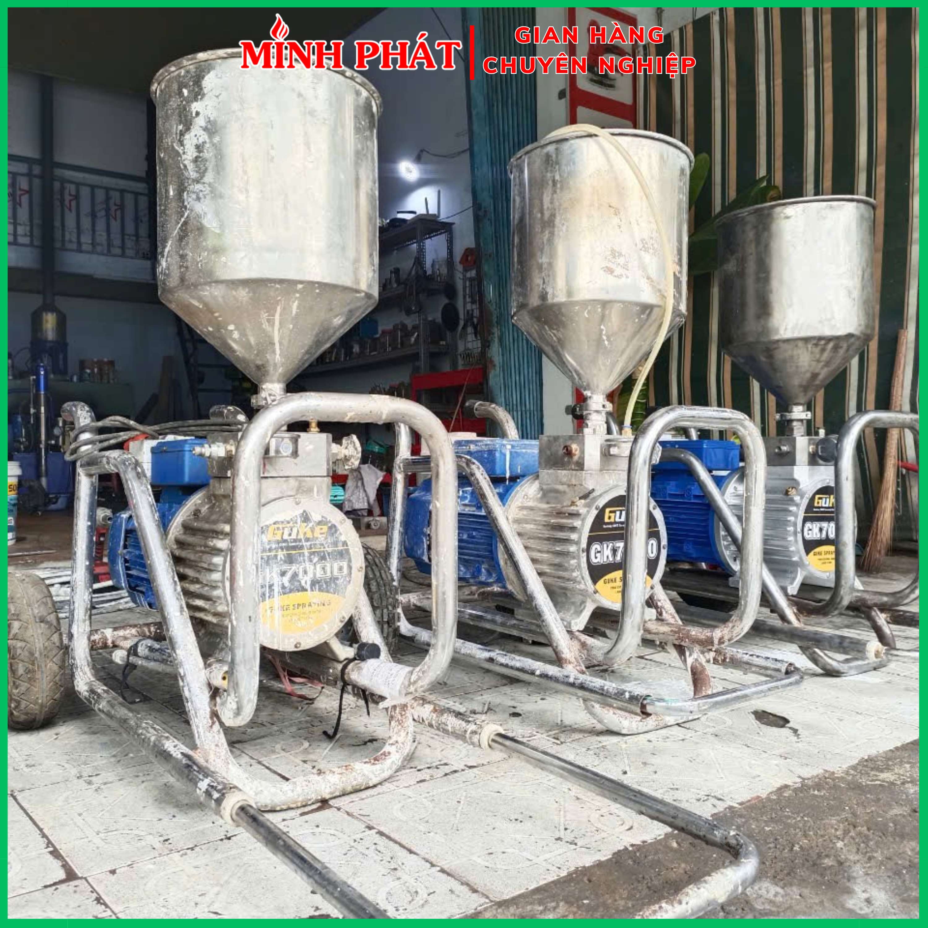 Thu Mua Máy Phun Bột Cũ GK7000, GK8000, GK6 – Minh Phát Uy Tín và Chất Lượng