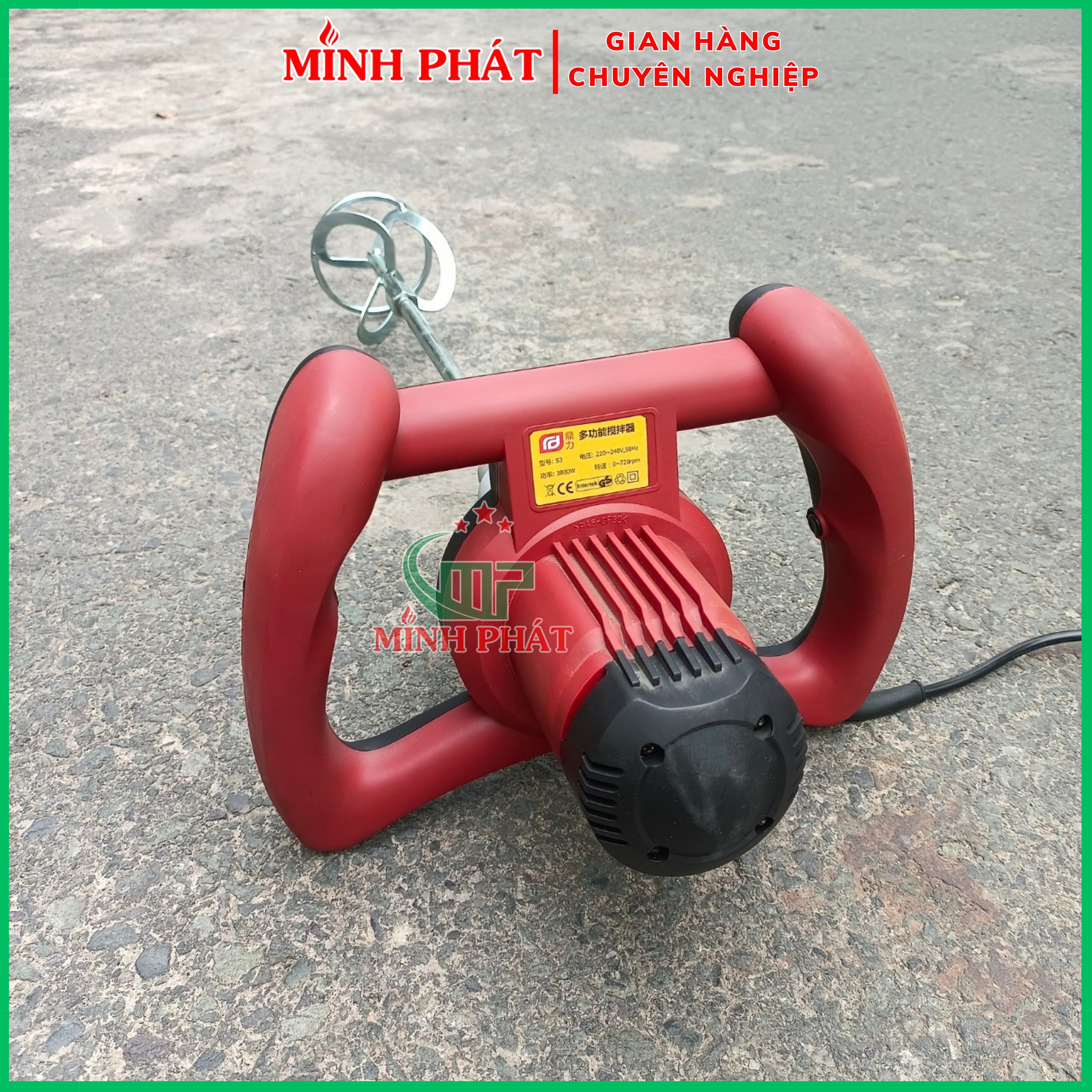 Máy Khuấy Sơn - Bột Trét Minh Phát 3800W