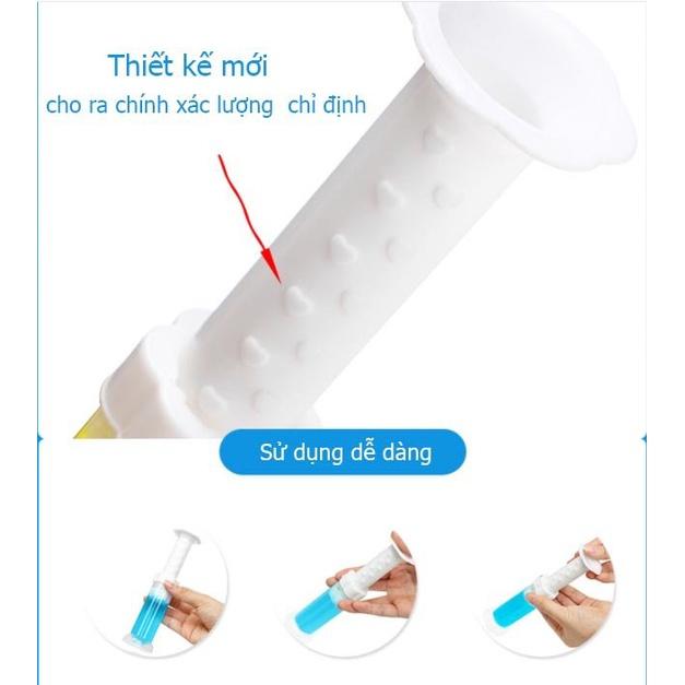 Gel khử mùi bồn cầu bông hoa, gel thơm khử trùng bồn cầu, làm sạch toilet