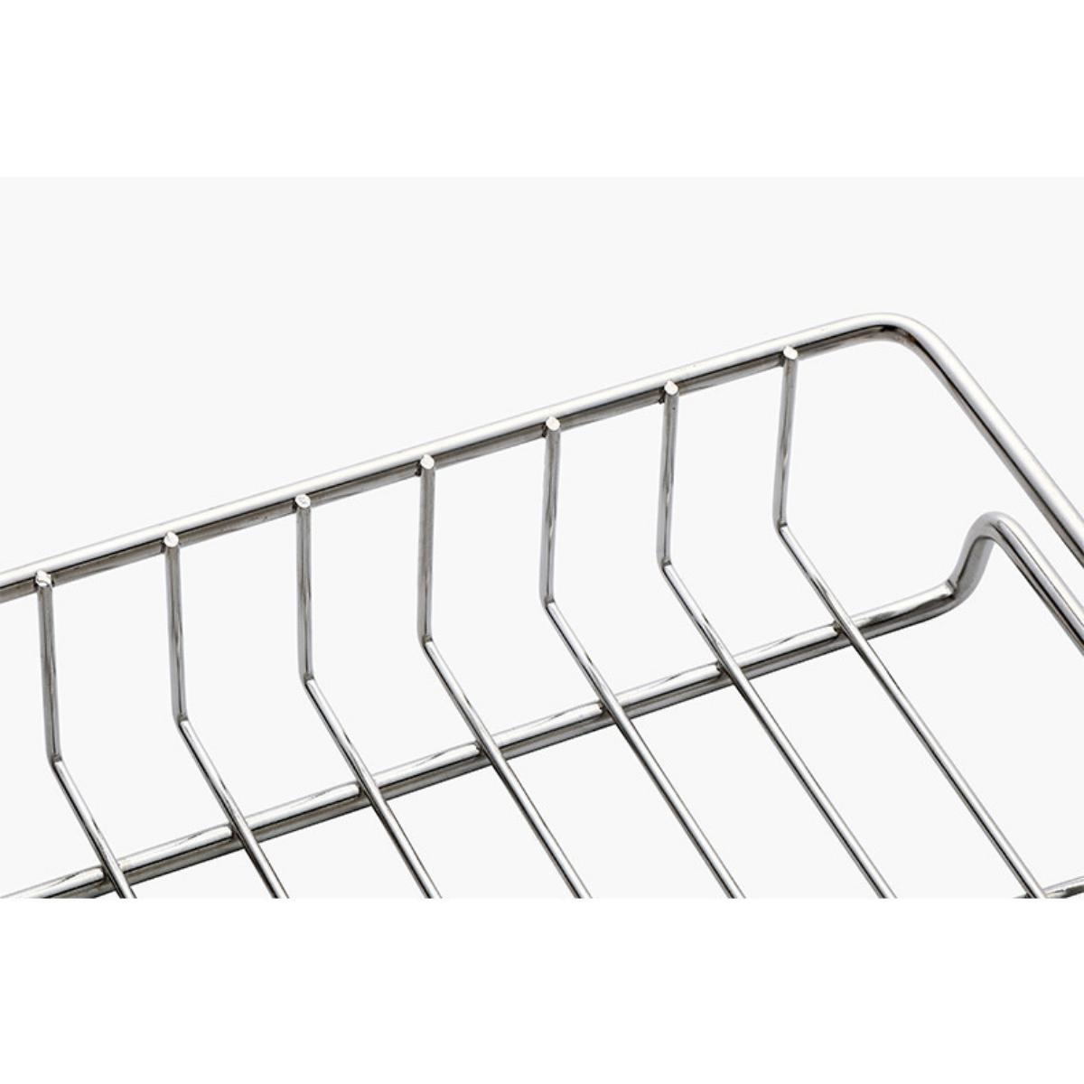 Khay Inox Gắn Vòi Nước Đựng Đồ Rửa Chén Bát