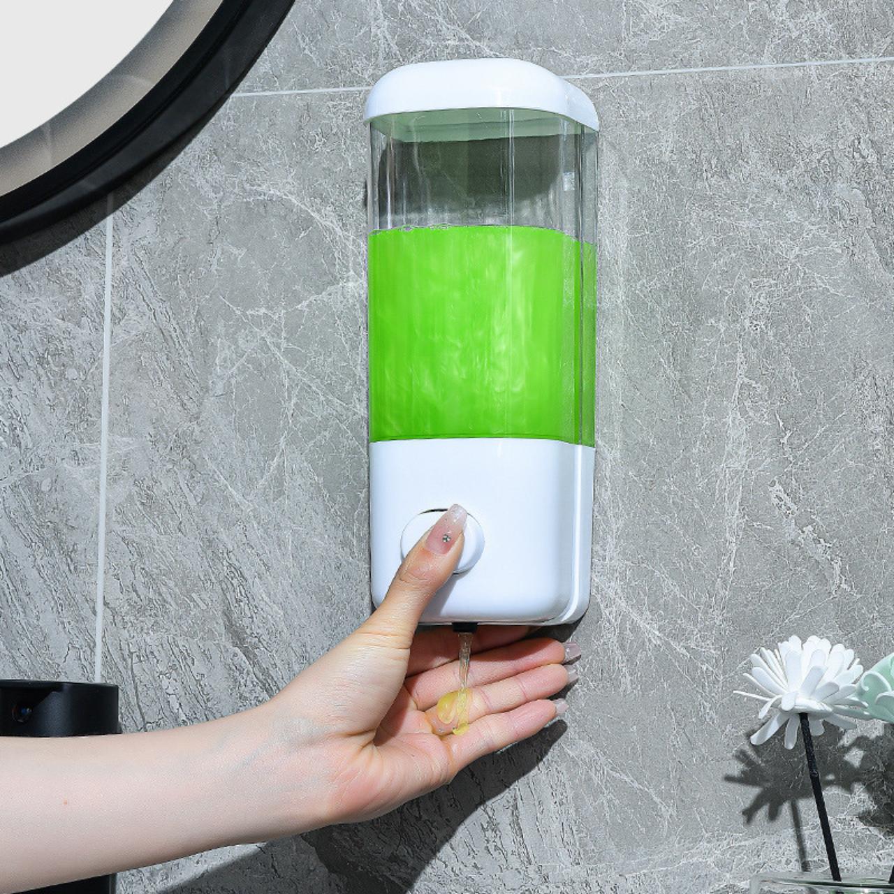Hộp Đựng Xà Phòng Dán Tường Có Nút Nhấn