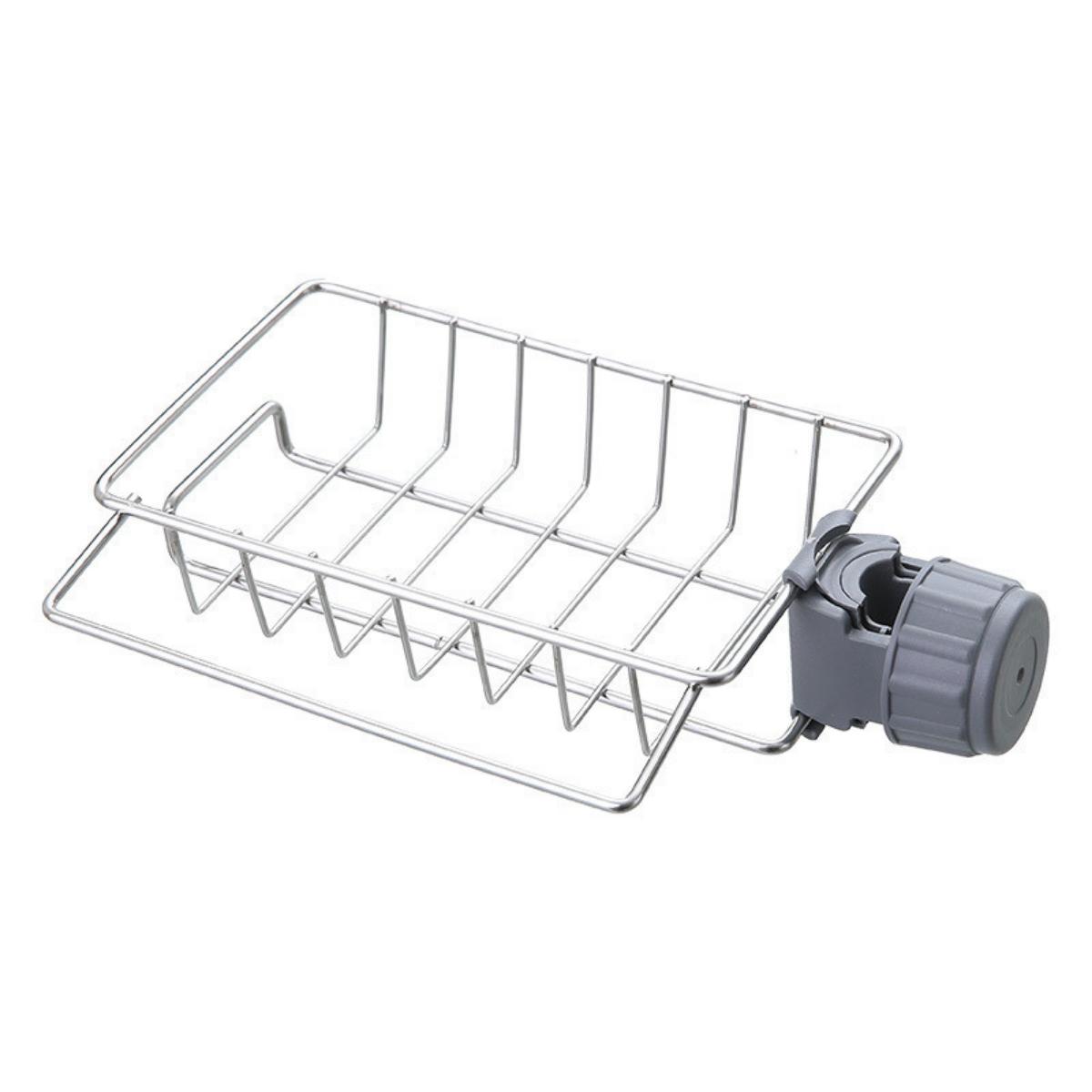 Khay Inox Gắn Vòi Nước Đựng Đồ Rửa Chén Bát