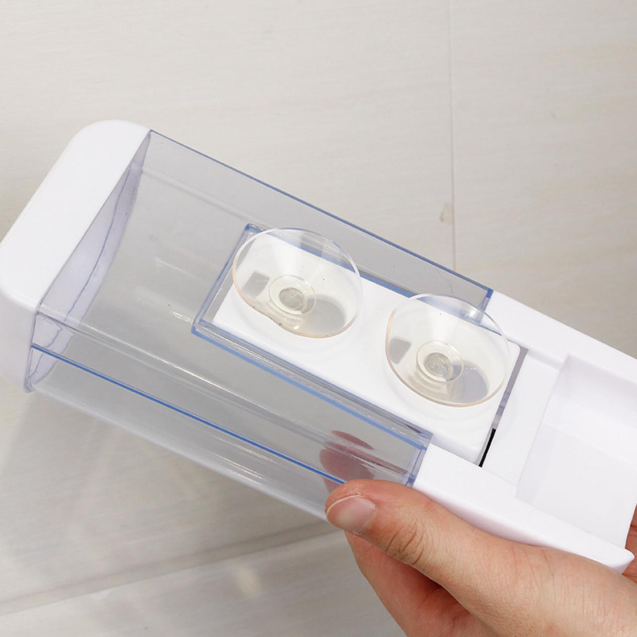 Hộp Đựng Xà Phòng Dán Tường Có Nút Nhấn