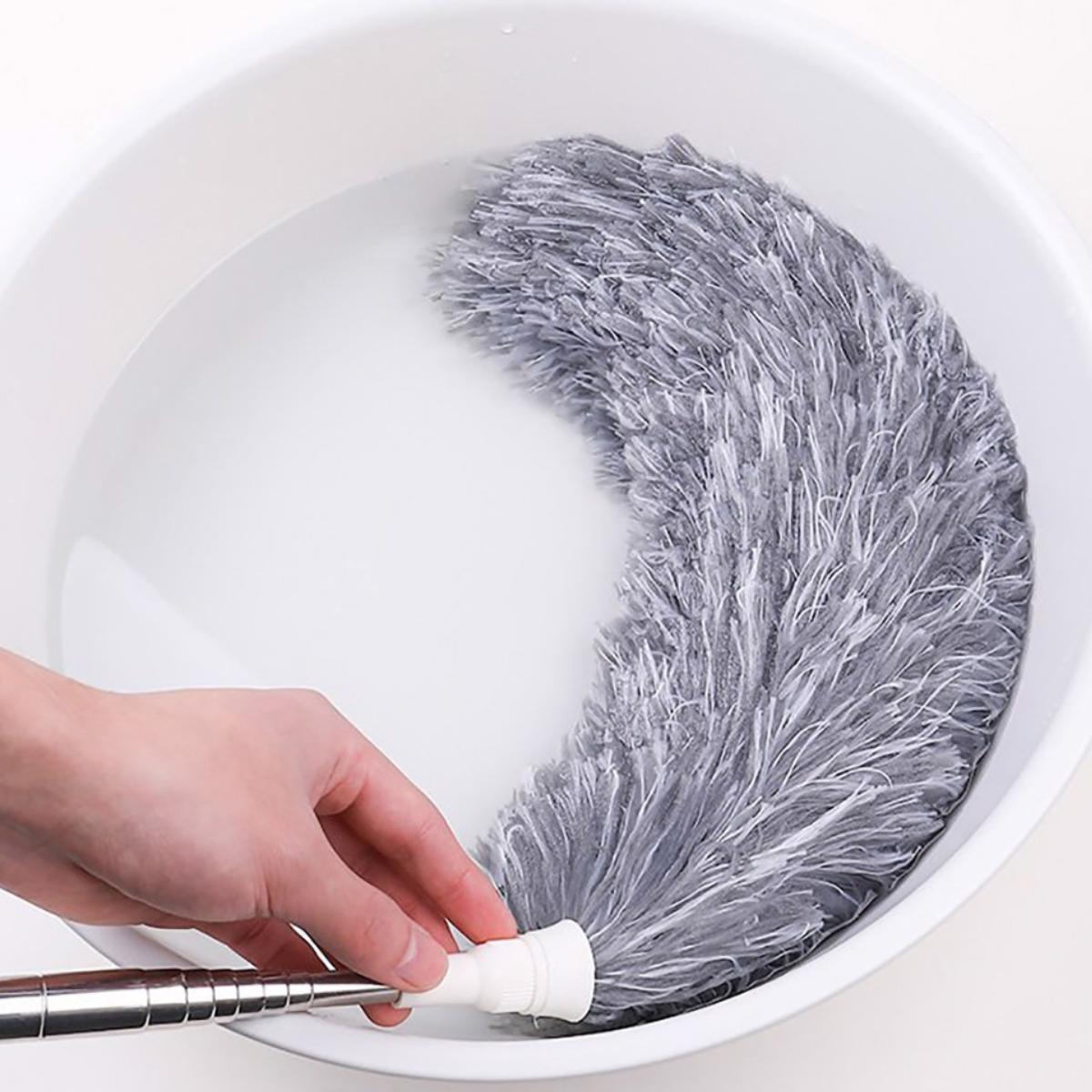Chổi Quét Trần Nhà Lau Bụi, Mạng Nhện Trên Cao Có Thể Rút Gọn Và Điều Chỉnh Độ Dài Đến 2M8