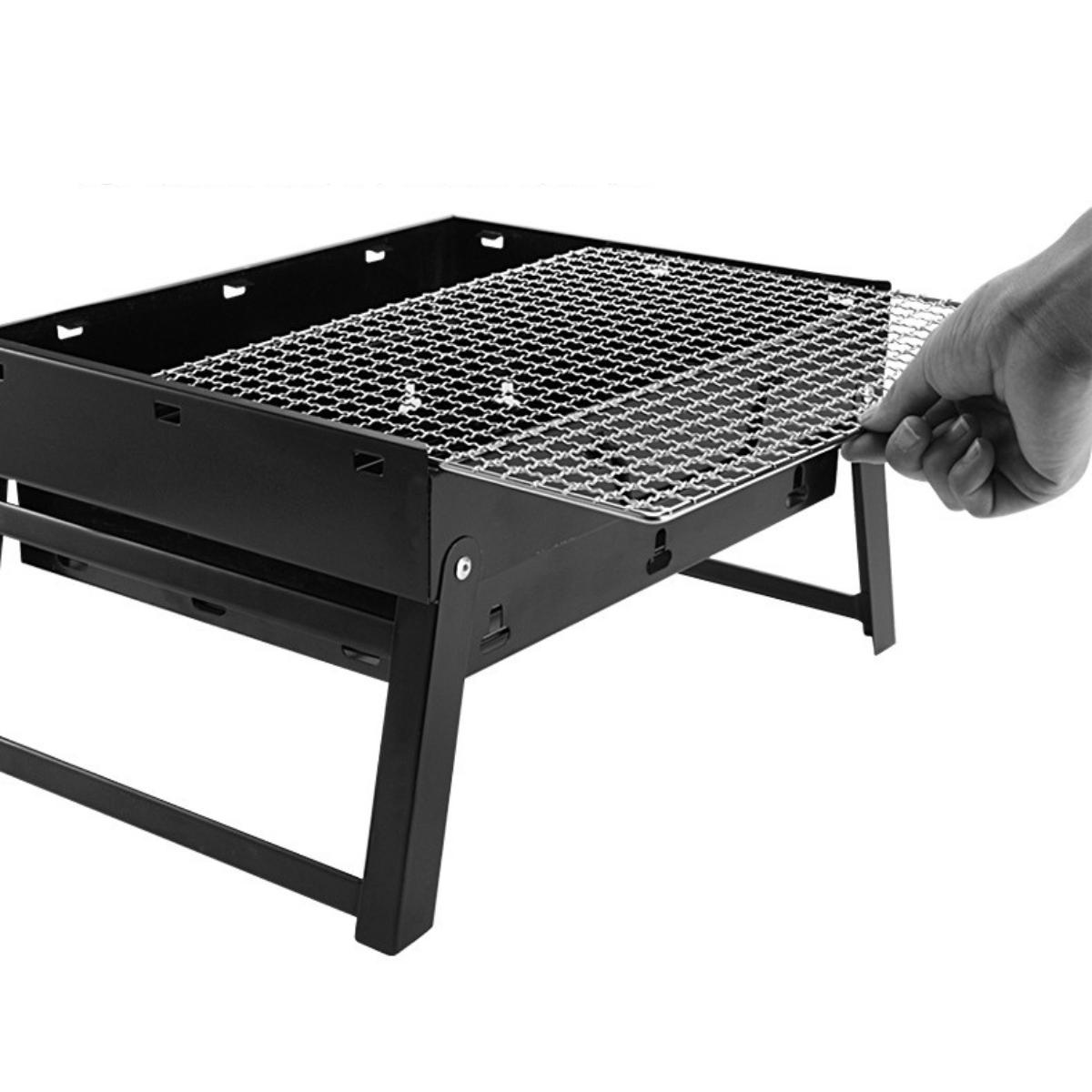 Bếp Nướng Than Hoa, Than Củi Xếp Gọn Có Thể Mang Theo Khi Đi Du Lịch, Cắm Trại, Tổ Chức Tiệc Nướng BBQ Ngoài Trời
