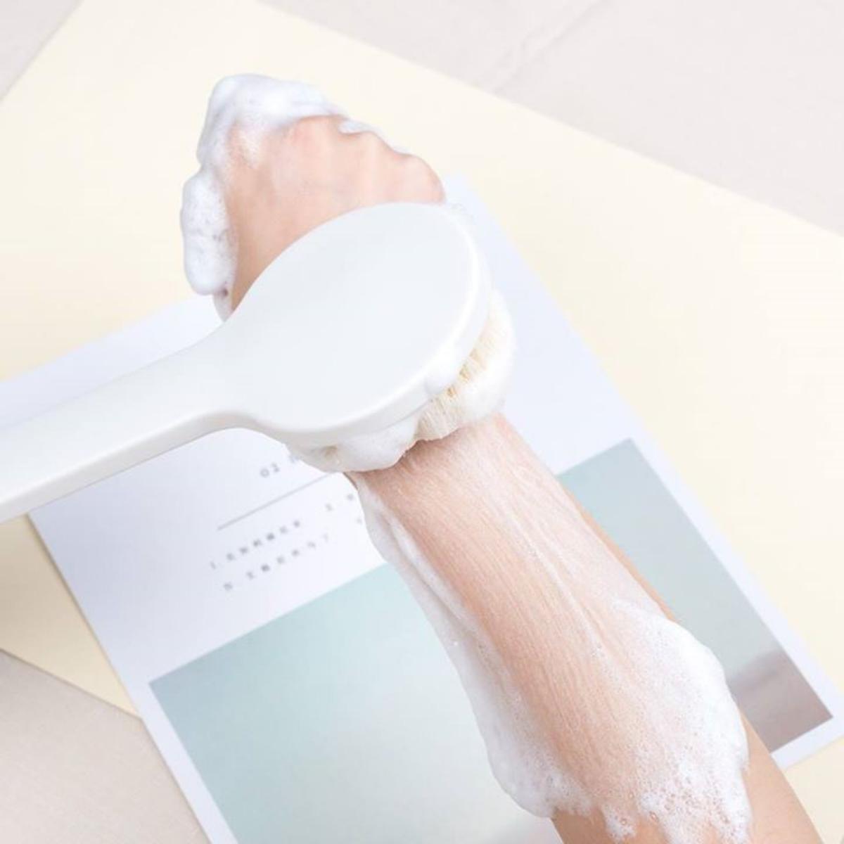 Cây bông tắm cọ chà lưng siêu mịn chiều dài 37 cm