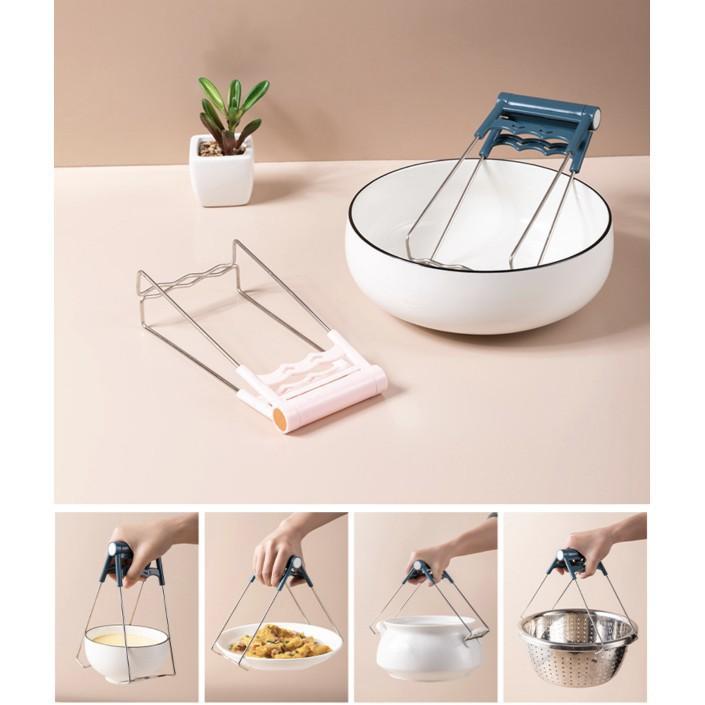 Bộ dụng cụ gắp đồ nóng 6 món inox