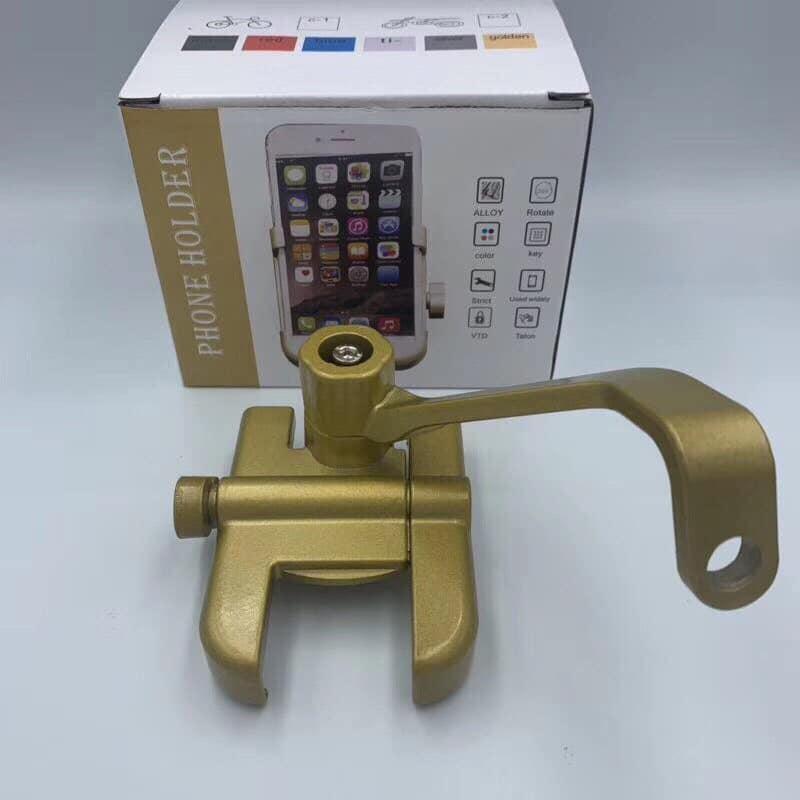 Giá Đỡ Kẹp Điện Thoại Xe Máy C2 Kim Loại Chống Cướp Giật Chống Rung Chắc Chắn